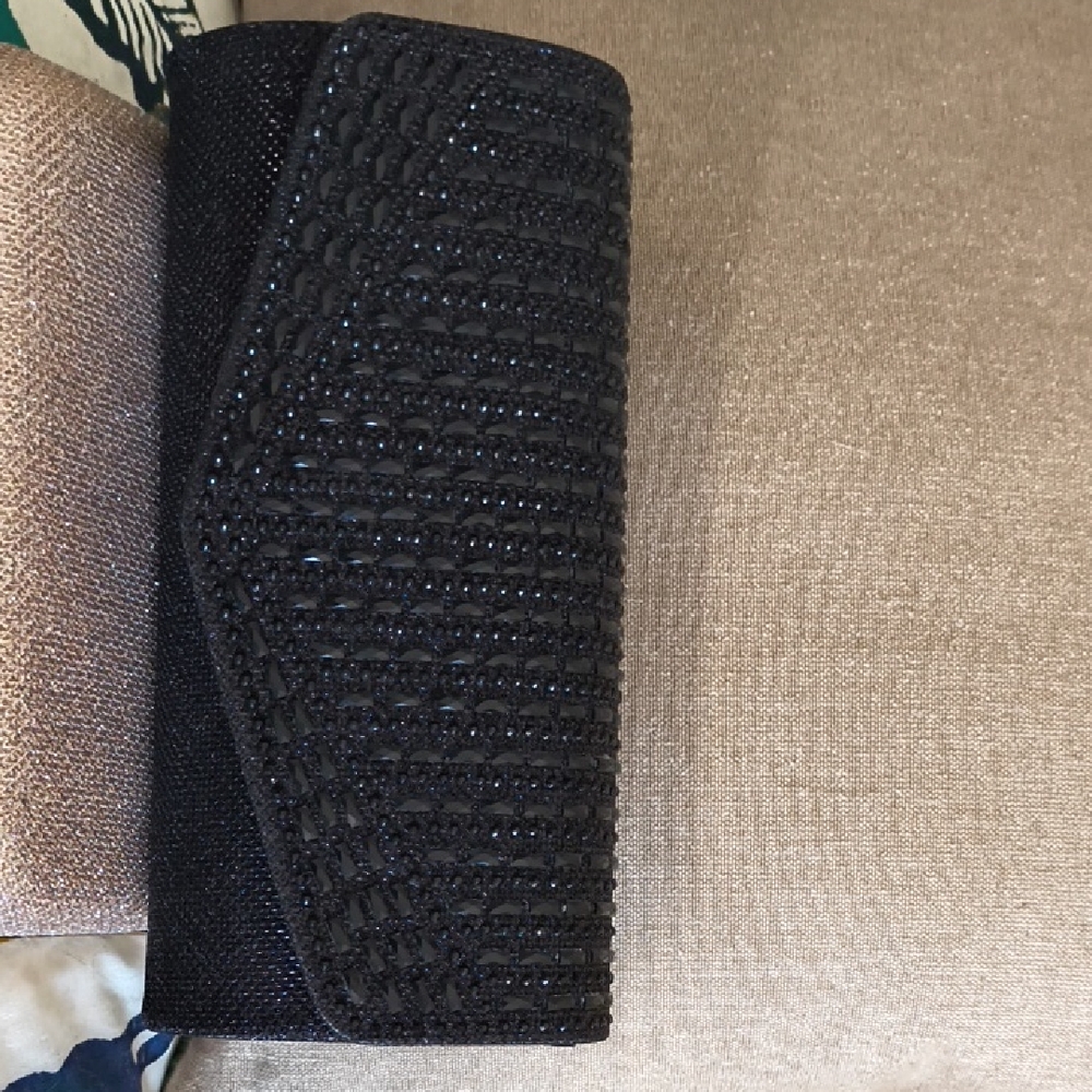 Black Beaded Clutch